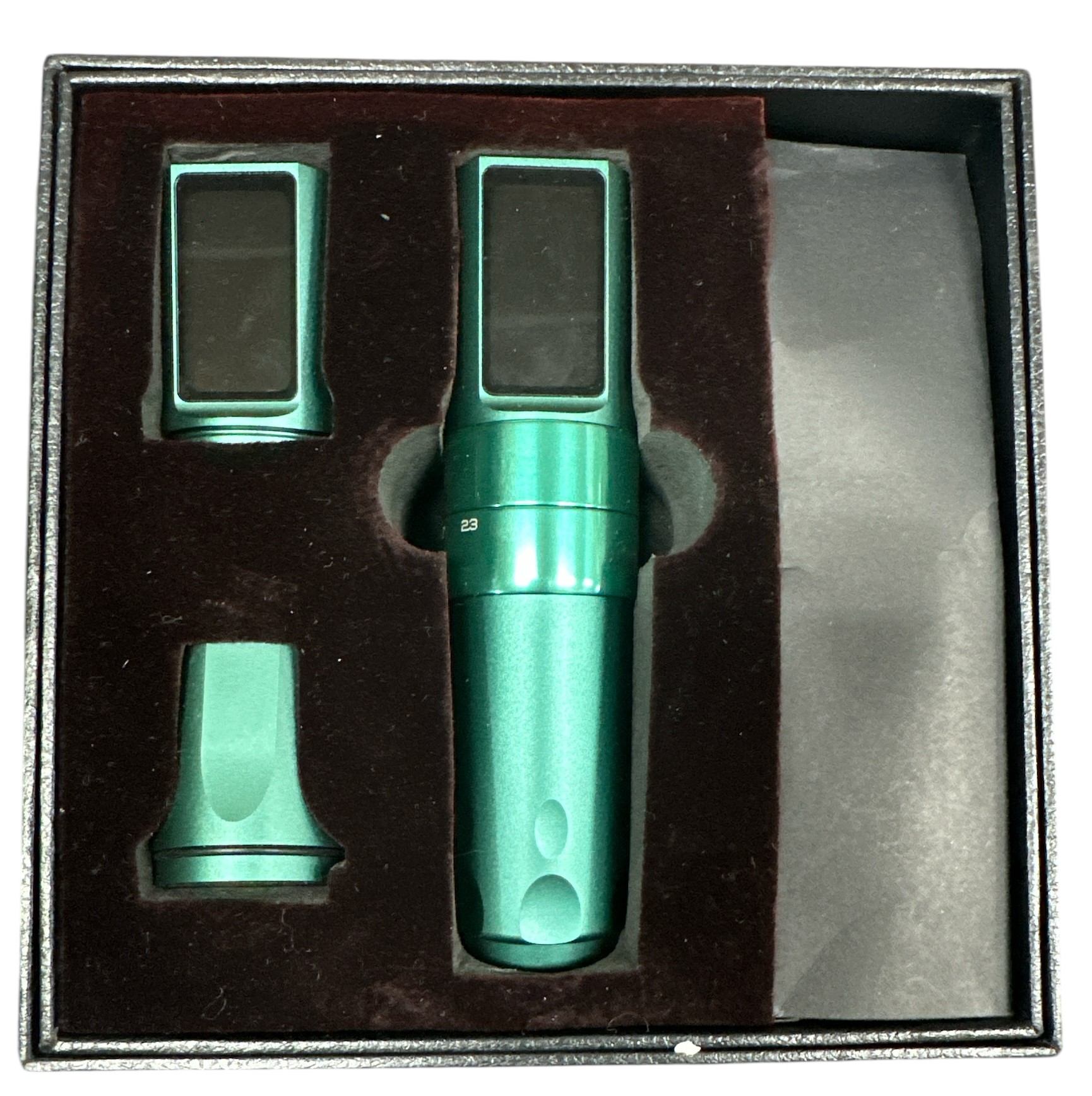 FY018 Wireless Tattoo Pen Adjustable Stroke Tattoo Machine (Green) + (Extra Battery)