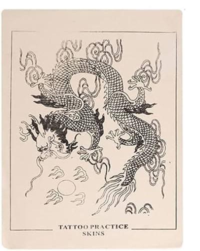 Tattoo Practice Skin  6" X 8"  Dragon