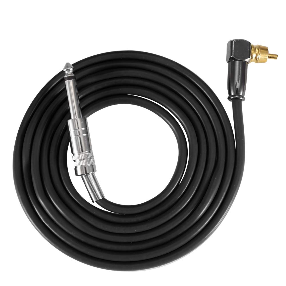 (Black) Round Silicone RCA with 90