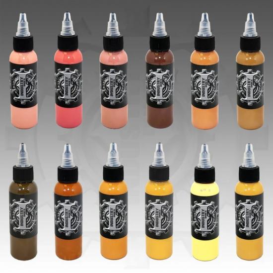 Industry Inks - Skin Tone Set (12 Bottles)
