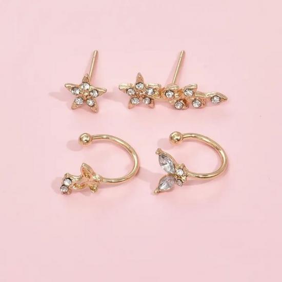 Ear Clips Jewelry Set