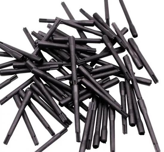 Rods Plastic Black 100 Pcs